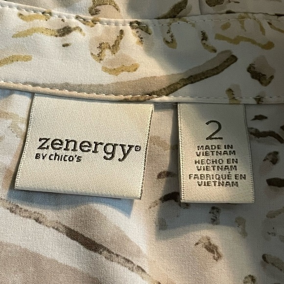 Chico’s Zenergy Animal Foil Vest - Picture 4 of 7